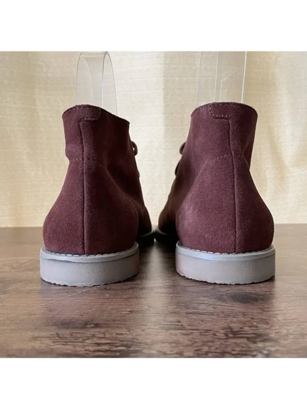 J Crew Mens MacAlister Desert Boots Sz 10 Pecan Brown Suede Leather Chukka Shoe
